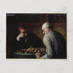 Cartão Postal The Chess Players, c.1863-67