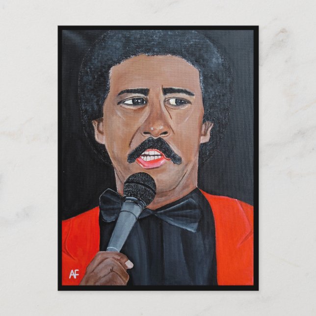 Cartão Postal The Comedian Painting by Alfred Fox (Frente)