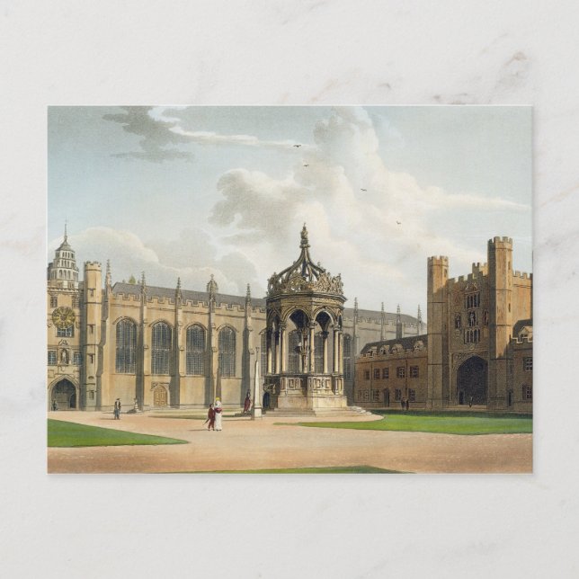 Cartão Postal The Court of Trinity College, Cambridge, de "The C (Frente)
