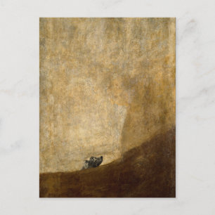 Cartão Postal The Dog (Pinturas Negras) por Francisco Goya 1820