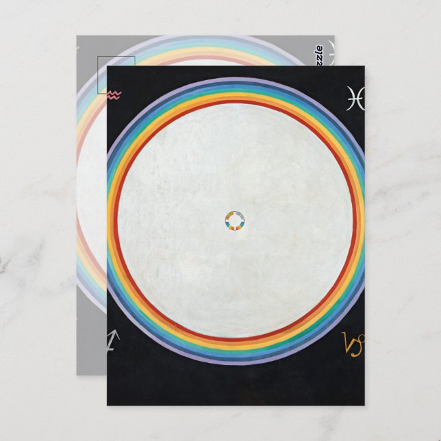 Cartão Postal The Dove, No.14, por Hilma af Klint (Frente/Verso)