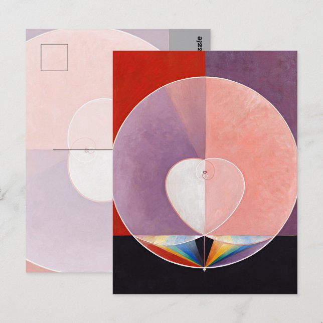Cartão Postal The Dove, No.2, por Hilma af Klint (Frente/Verso)