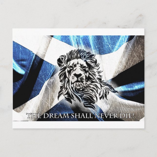 CARTÃO POSTAL THE DREAM SHALL NEVER DIE 4 (Frente)