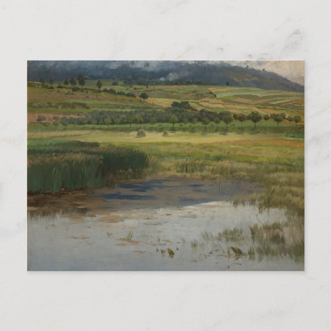 Cartão Postal The Drowned Pond, 1887 (oil on canvas) (Frente)