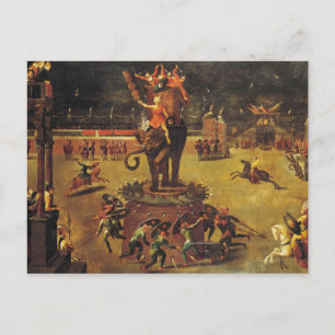 Cartão Postal The Elephant Carousel