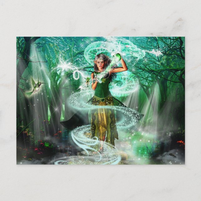 Cartão Postal The Emerald Guardian (Frente)