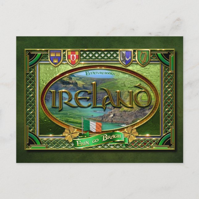 Cartão Postal The Emerald Isle (Frente)