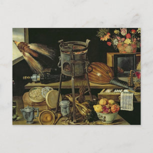 Cartão Postal The Five Senses, 1638