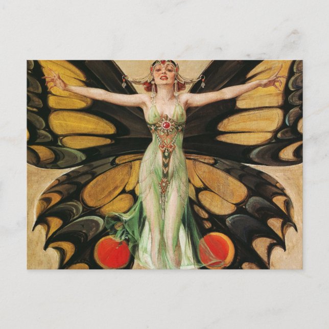 Cartão Postal The Flapper, 1922, por Joseph Christian Leyendecke (Frente)