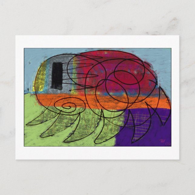 Cartão Postal The Flea (Frente)