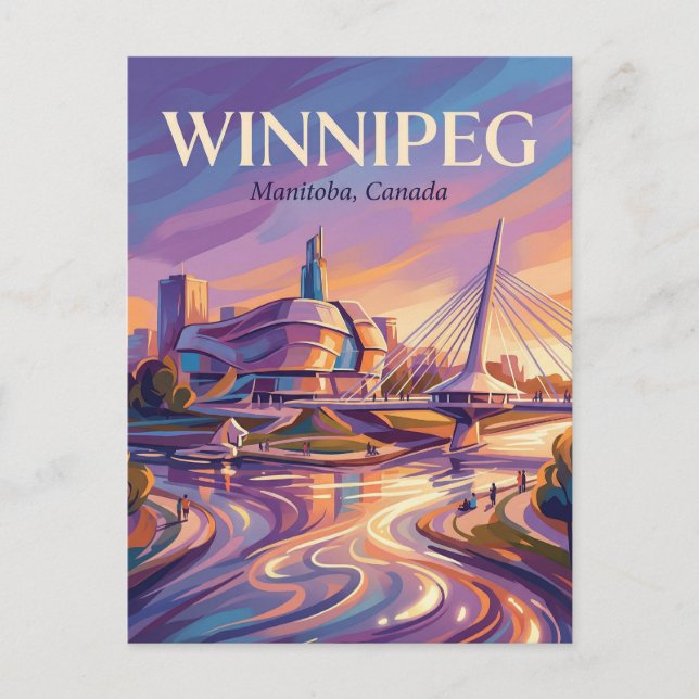 Cartão Postal The Forks Canadá (Frente)