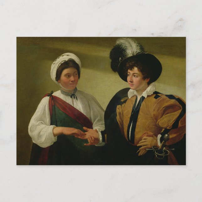 Cartão Postal The Fortune Teller, c.1596-97 (Frente)