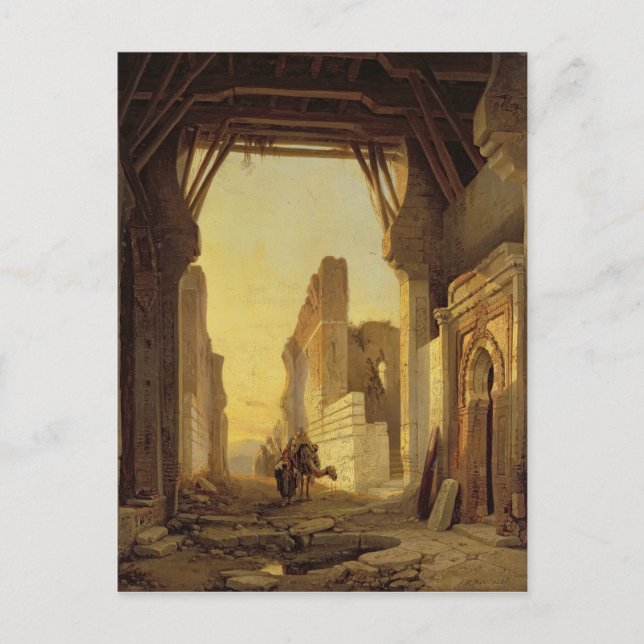 Cartão Postal The Gates of El Geber em Marrocos (Frente)