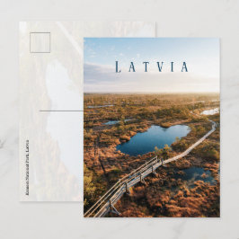 Cartão Postal The Great Kemeri Bog Boardwalk, Latvia