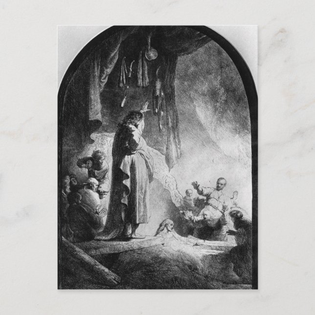 Cartão Postal The Great Raising of Lazarus (Frente)