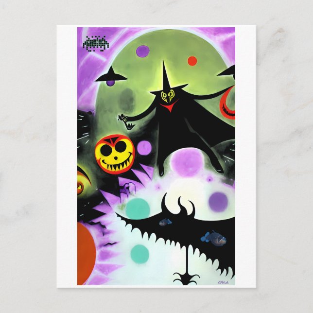 Cartão Postal The Halloween Dream (Frente)