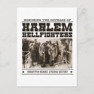 Cartão Postal The Harlem Hellfighters - WW1 Tribute