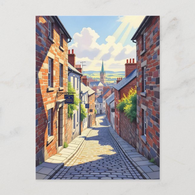 Cartão Postal The Historic Walled City of Derry-Londonderry  (Frente)