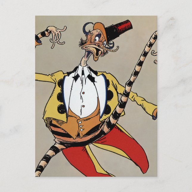 Cartão Postal "The HM Woggle-Inseto TE", por John R Neill (Frente)