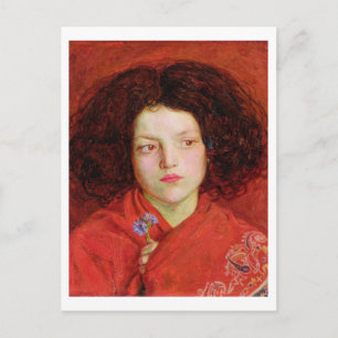 Cartão Postal The Irish Girl, 1860 (óleo na canvas em b)