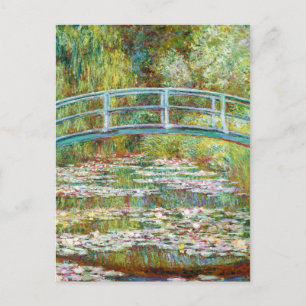 Cartão Postal The Japan Bridge 1899 Claude Monet