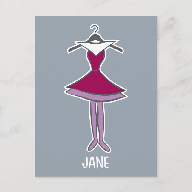 Cartão Postal The Jetsons | Jane's Dress (Frente)