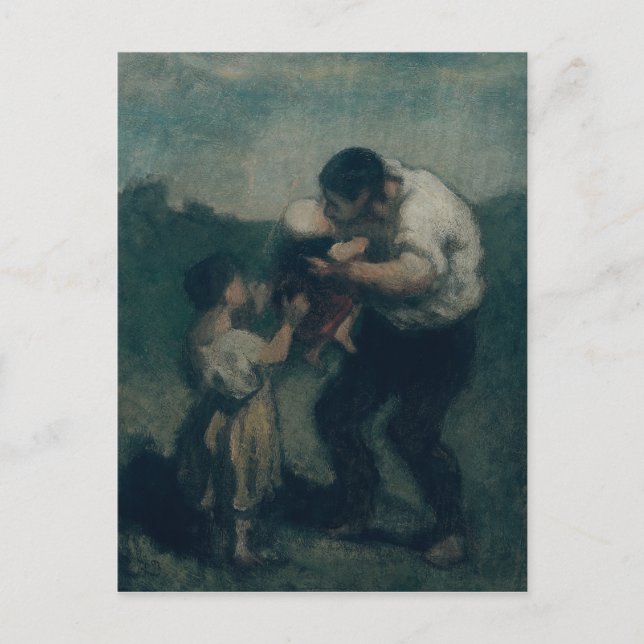 Cartão Postal The Kiss, c.1845-48 (Frente)