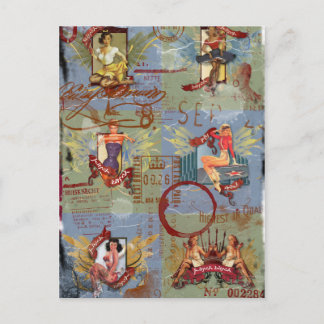 Cartão Postal The Kitsch Bitsch:Kitsch Bitsch Destruído Pin-Ups