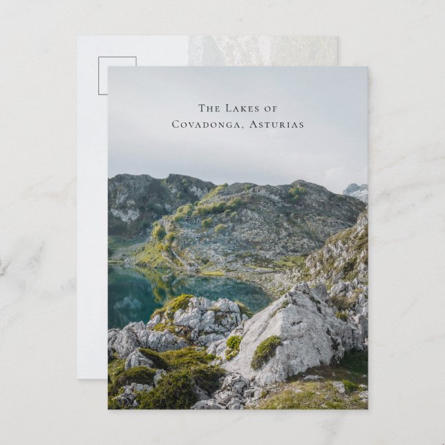 Cartão Postal The Lakes of Covadonga, Asturias, Spain travel (Frente/Verso)