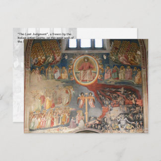 Cartão Postal The Last Judgment - Scrovegni Chapel, Italy - 