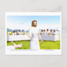 Cartão Postal The Last Supper of Jesus - Eucharist