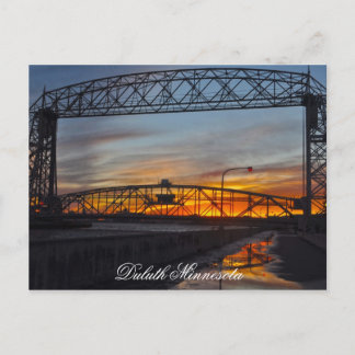 Cartão Postal The Lift Bridge Duluth Minnesota