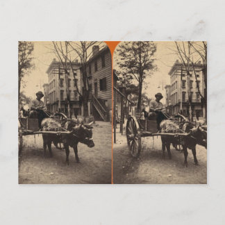 Cartão Postal The Lightning Express, Savannah, 1886