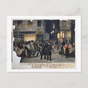 Cartão Postal 'The Lights O' London' (color litho)