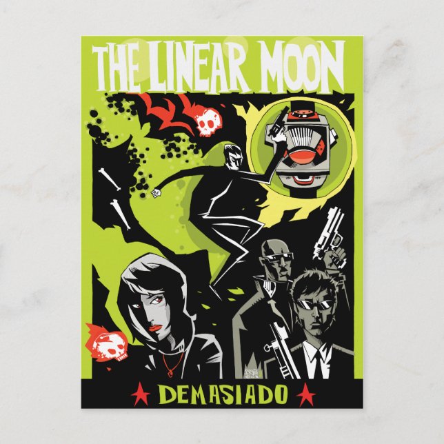 Cartão Postal The Linear Moon Postcard (Frente)