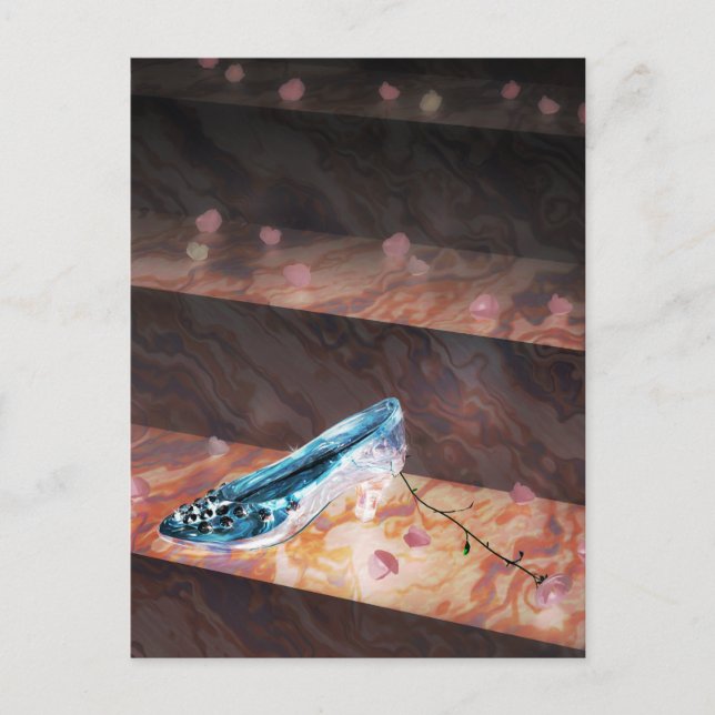 Cartão Postal The Little Glass Slipper (Frente)