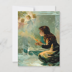 Cartão Postal "The Little Match Girl", por E S Hardy