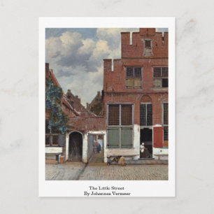 Cartão Postal The Little Street By Johannes Vermeer