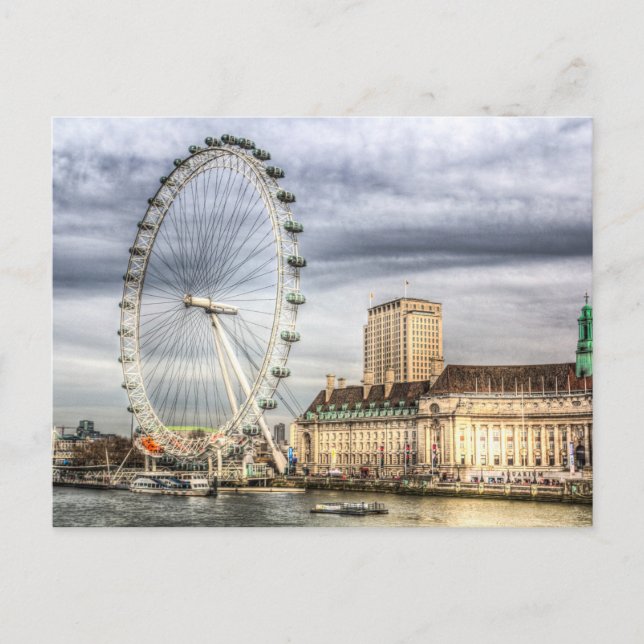 Cartão Postal The London Eye (Frente)