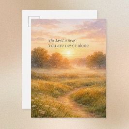 Cartão Postal The Lord Is Near Christian Encouragement