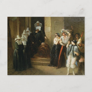 Cartão Postal The Mask Ball, c.1870