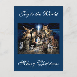 Cartão Postal The Nativity of Baby Jesus Christmas Greetings