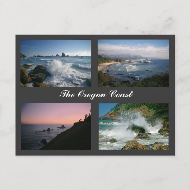 Cartão Postal The Oregon Coast postcard (Frente)