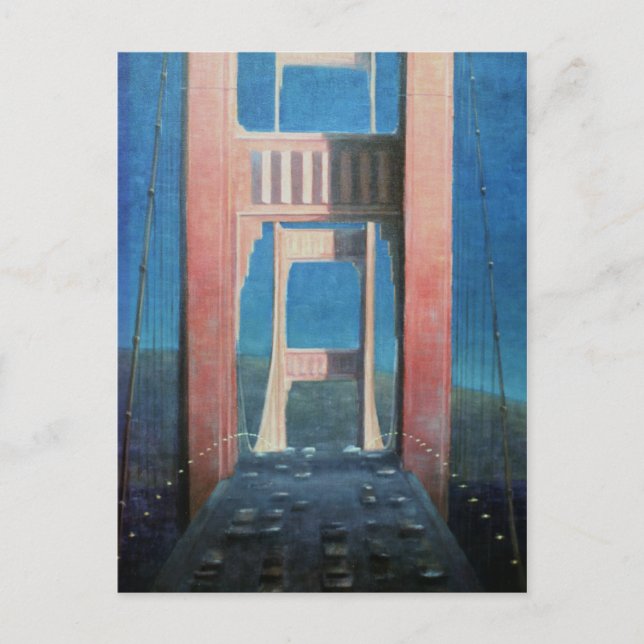 Cartão Postal The Ouro Gate Bridge 1992 (Frente)