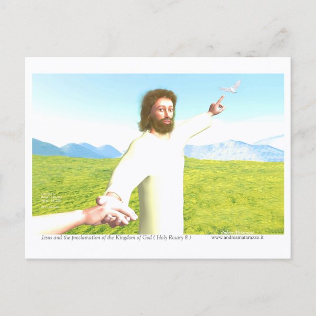 Cartão Postal The proclamation of the Kingdom of God (Frente)