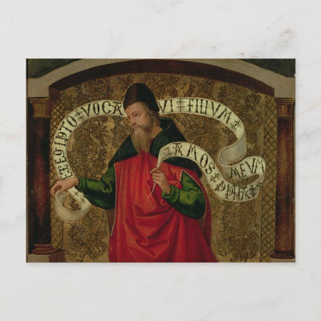 Cartão Postal The Prophet Amos, 1535 (Frente)