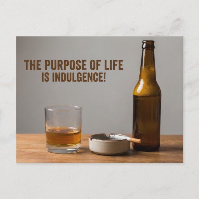 Cartão Postal The Purpose of Life (Frente)