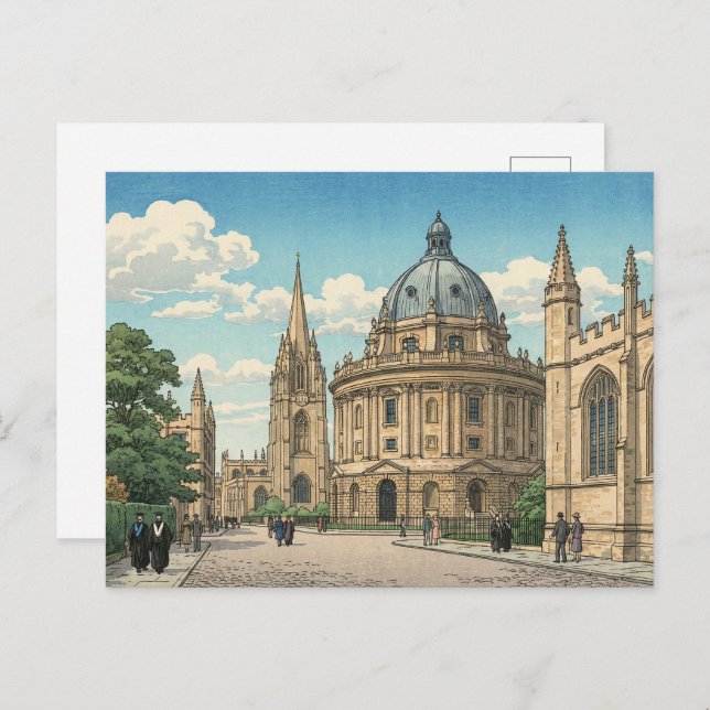 Cartão Postal The Radcliffe Camera in Oxford University (Frente/Verso)