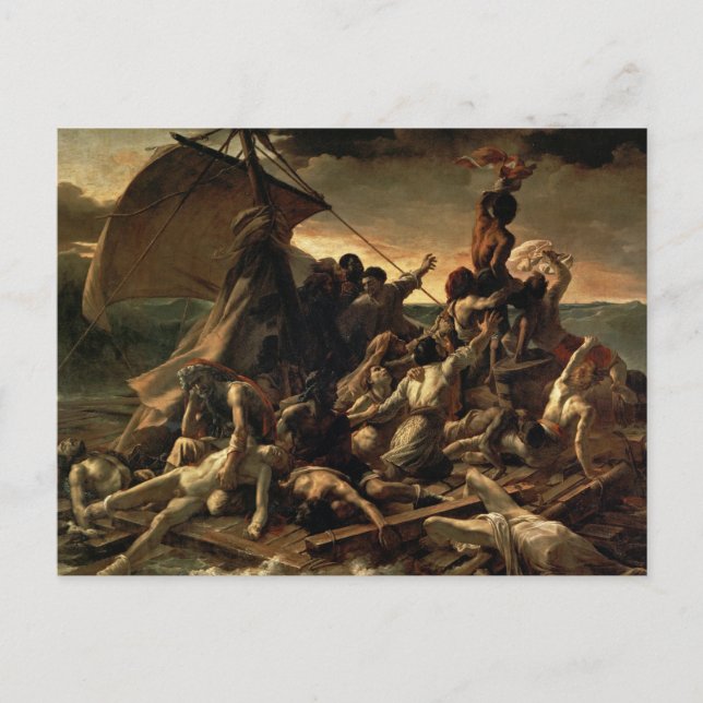 Cartão Postal The Raft of the Medusa - Théodore Géricault (Frente)