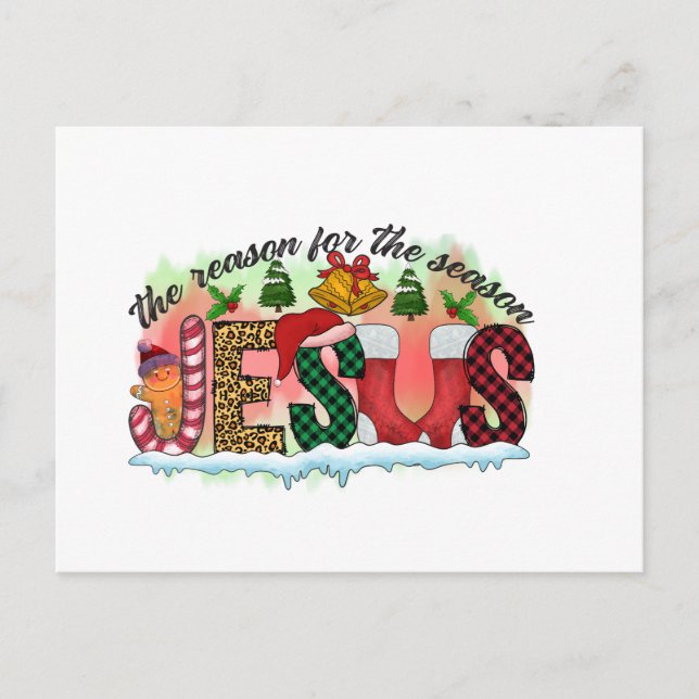 Cartão Postal The reason for the season postcard (Frente)